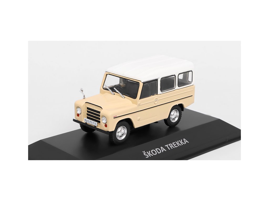 Škoda Trekka 1967 1:43 - Kaleidoskop slavných vozů časopis s modelem #77 Škoda Trekka 1967 předhůdce SUV - DeAgostini - kovový model auta