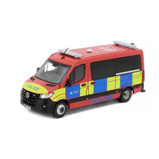 Mercedes-Benz Sprinter UK Police 1:64 - Era Car Mercedes Sprinter 2021 Policie Británie - kovový model auta 1/64
