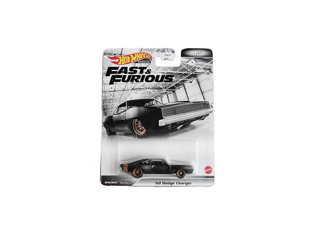 Dodge Charger 1968 Fast & Furious 1:64 - Hot Wheels 68 Dodge Charger Fast and Furious F&F - model auta 1/64