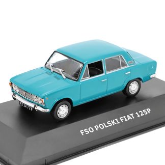 FSO Polski Fiat 125P 1968 1:43 - DeAgostini Legendy FSO časopis s modelem #52 FSO Polski Fiat 125P 1968 - kovový model auta