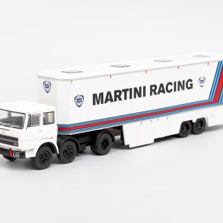 Fiat 691 T Renntransporter-​SZ 1977 Martini Racing 1:87 - Brekina Fiat 691T Závodní transportér 1977 Martini Racing - model nákladního auta