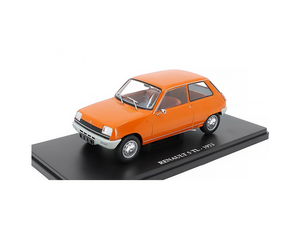 Renault 5TL 1973 1:24 - SpecialC.-132 časopis s modelem Renault 4L Parisienne 1966 - kovový model auta