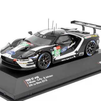 Ford GT #66 24h Le Mans 2019 S.Mucke / O.Pla / B.Johnson 1:43 - IXO Models Ford GT 3.5L Turbo V6 #66 Le Mans 2019 S. Mucke - O. Pla - B. Johnson - kovový model