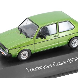 Volkswagen Caribe 1978 zelená 1:43 - DeAgostini časopis s modelem VW Caribe 1978 - kovový model 1/43