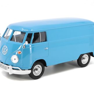 Volkswagen Type 2 T1 modrý 1:24 - MOTORMAX VW T1 Delivery Van - kovový model auta