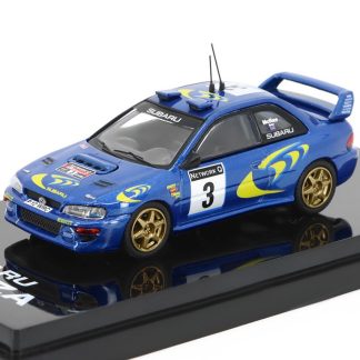 Subaru Impreza WRC 1997 #3 RAC Rally 1:64 - Hobby Japan Subaru Impreza WRC 1997 No.3 RAC Rallye - kovový model auta