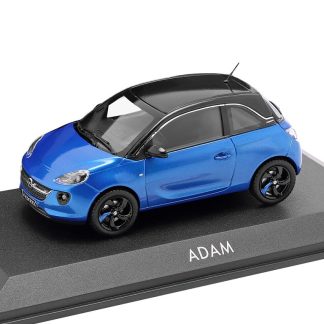 Opel Adam 2012 modrý 1:43 - Opel Collection časopis s modelem Opel Adam 2012 - kovový model auta