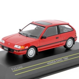 Honda Civic 1987 1:43 - First 43 Models Honda Civic 1987 - kovový model