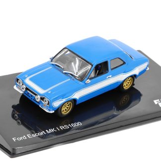 Ford Escort MK I RS1600 Rychle a Zběsile 1:43 - DeAgostini časopis s modelem Ford Escort MK 1 RS1600 Fast & Furious - kovový model auta
