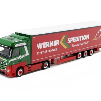 Mercedes-Benz Actros 15m Werner 1:87 - Herpa Mercedes Actros Big - sběratelský model 1/87