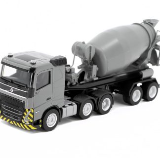 Volvo FH FD 2020 domíchávač betonu 1:87 - Herpa Volvo FH FD 6x2 s míchačkou betonu - kovový model auta