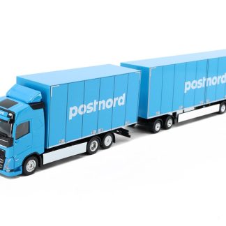 Volvo FH GL XL 2020 Postnord 1:87 - Herpa Volvo FH Globetrotter XL - kovový model auta