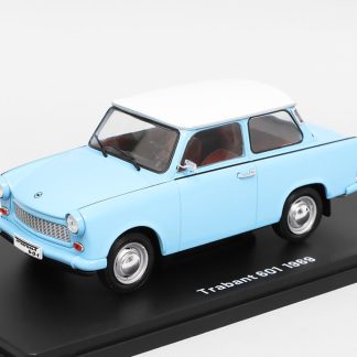 Trabant 601 1969 1:24 - časopis Nezapomenutelné auta #63 s modelem Trabant 601 1969 - kovový model auta