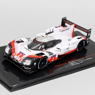 Porsche 919 Hybrid #2 24h Le Mans 2017 T.Bernhard / B.Hartley / E.Bamber 1:43 - IXO Models Porsche 919 Hybrid no.2 24h Le Mans 2017 T. Bernhard / B. Hartley / E. Bamber - kovový model
