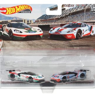Sada: Ford GT Race #67 + Ford GT Race #69 1:64 - Hot Wheels Sada: Ford GT Race No.67 a Ford GT Race No.69 - modely aut 1/64