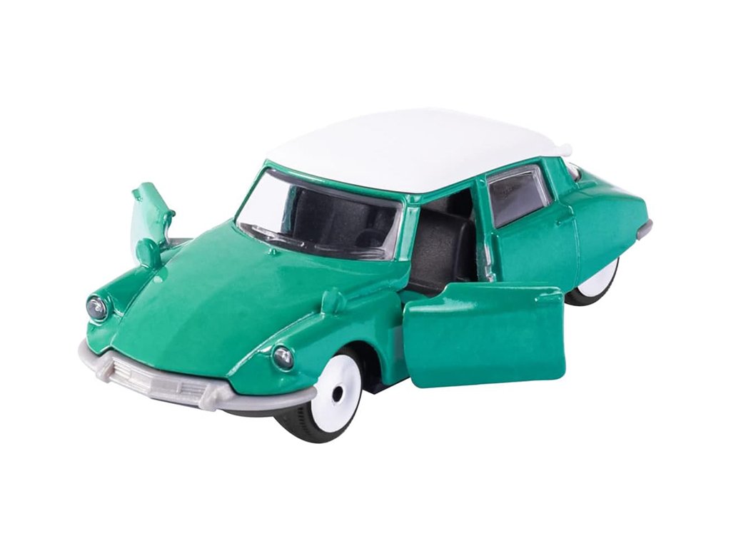 Citroen DS 19 1956 Vintage Cars (stříbrné ráfky) 1:64 - Majorette Citroen DS19 Vintage Cars + Sběratelská karta - model auta 1/64