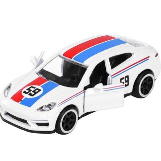 Porsche Panamera Turbo 1:64 - Majorette Porsche Panamera Turbo + Sběratelská karta - model auta 1/64