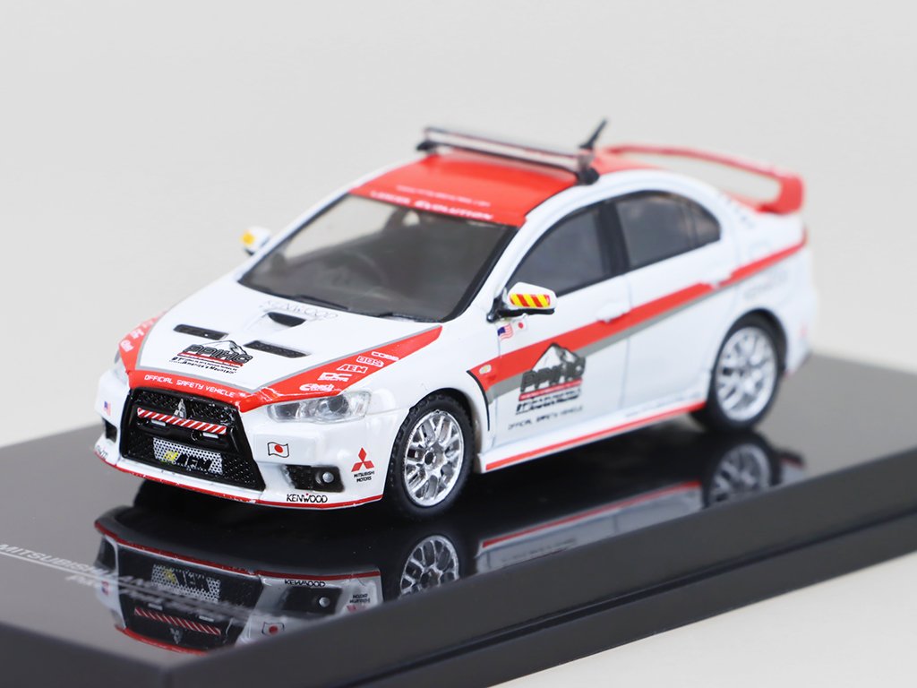 Mitsubishi Lancer Evo X Pikes Peak Safety Car 1:64 - Tarmac models Mitsubishi Lancer Evolution X - Tarmac models - kovový model auta