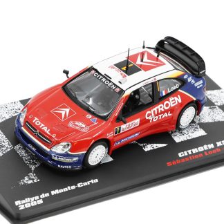 Citroen XSARA WRC Rallye de Monte-Carlo 2005 1:43 - Rallye automobily časopis s modelem #54 Citroen XSARA WRC Rally Monte Carlo 2005 Loeb / Elena - DeAgostini časopis s modelem 1/43