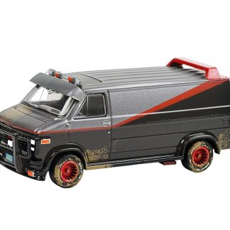 GMC Vandura Cargo Van The A Team Zvětralá verze 1983 1:64 - GreenLight GMC Vandura Cargo The A Team Dirty Verdion - kovový model