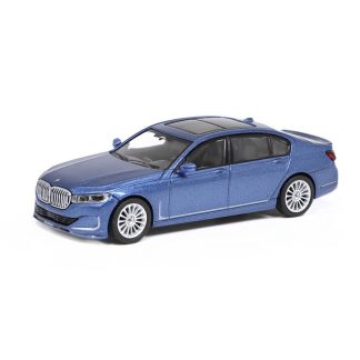 BMW Alpina B7 xDrive 2020 LHD modrá 1:64 - MiniGT BMW 7-series Alpina B7 xDrive - kovový model auta