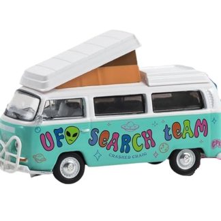 Volkswagen Type 2 Campmobile 1968 1:64 - GreenLight Volkswagen Type 2 Campmobile Garbage Pail Kids- kovový model auta