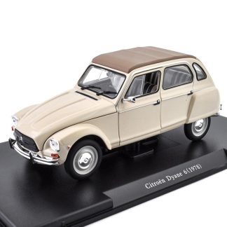 Citroen Dyane 6 1978 1:24 - Leo Models časopis s modelem Citroen Dyane 6 1978 - kovový model auta