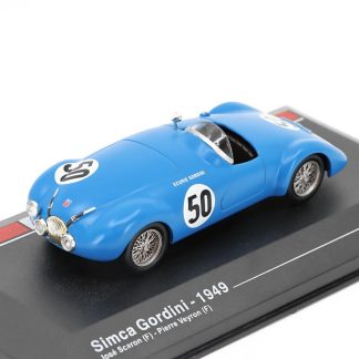 Simca Gordini 1949 24h Le Mans Scaron / Veyron 1:43 - Altaya časopis s modelem Simca Gordini 1949 - kovový model auta