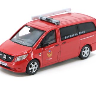 Mercedes-Benz Vito Taiwan Fire Command Vehicle 1:64 - Era Car Mercedes Vito UK Tchajwanské Požární Velitelské Vozidlo - kovový model auta