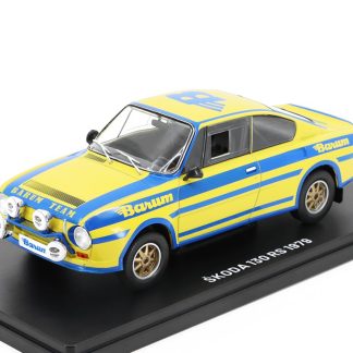Škoda 130 RS 1979 1:24 - časopis Nezapomenutelné auta #66 s modelem Škoda 130 RS 1979 - kovový model auta