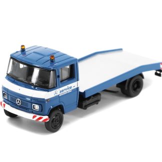 Mercedes L608D Odtahový Vůz modrý 1:87 - Brekina Mercedes Benz L-608 D Odtahový Vůz 1:87 - sběratelský model