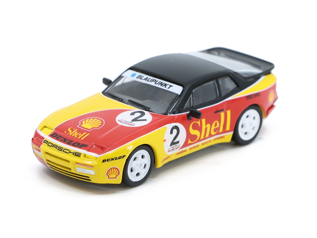 Porsche 944 #2 Shell 1:64 - Tiny Toys Porsche Shell 944 no.2 - sběratelský model 1/64