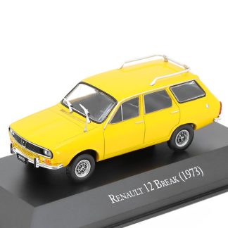 Renault 12 Break 1973 1:43 - časopis s modelem Renault R12 1973 - kovový model auta
