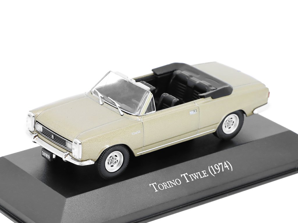 Torino Tiwle 1974 1:43 - časopis s modelem Torino Tiwle 1974 - kovový model auta