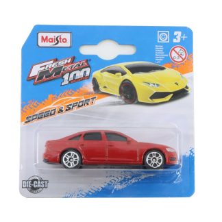 Audi A6 2019 červená 1:64 - Maisto Audi A 6 2019 - kovový model auta