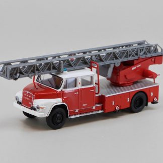 MAN 520 H DLK 30 Hasiči Hessen 1:87 - Brekina MAN 520 H DLK 30 Fire Brigade Hessen 1:87 - model sklápěče