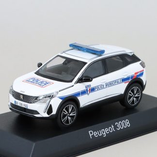 Peugeot 3008 SW Police Municipale 2023 1:43 - NOREV Peugeot 3008 SW 2023 - kovový model auta