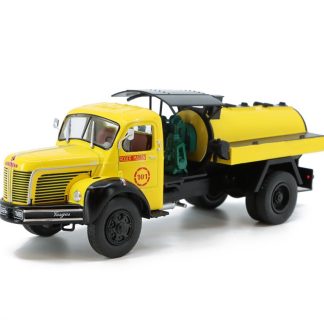 Berliet GLM10R Cisternový Vůz Zvláštní Odpad 1955 1:43 - Hachette časopis s modelem Berliet GLM10R Tanker Truck Rifiuti Speciali - kovový model auta