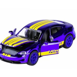 Porsche Taycan Turbo S fialová 1:64 - Majorette Porsche Taycan Turbo S - sběratelský model