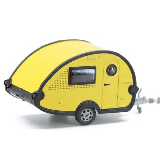 T@B Wohnwagen Camper žlutý 1:87 - Wiking T@B Wilk Trailer Camper 1:87 - sběratelský model 1/87