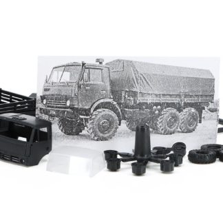 KamAZ-4310 Plachtový Stavebnice 1:87 - Ručně vyrobený KIT KamAZ 4310 Plachtový - sběratelský model auta