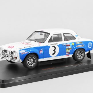 Ford Escort MKI RS 1600 #3 Rallye Monte Carlo T. Maekinen / H. Liddon 1973 1:24 - IXO Models BAZAROVÉ ZBOŽÍ Ford Escort MKI R S 1600 No. 3 Rallye Monte-Carlo - kovový model auta