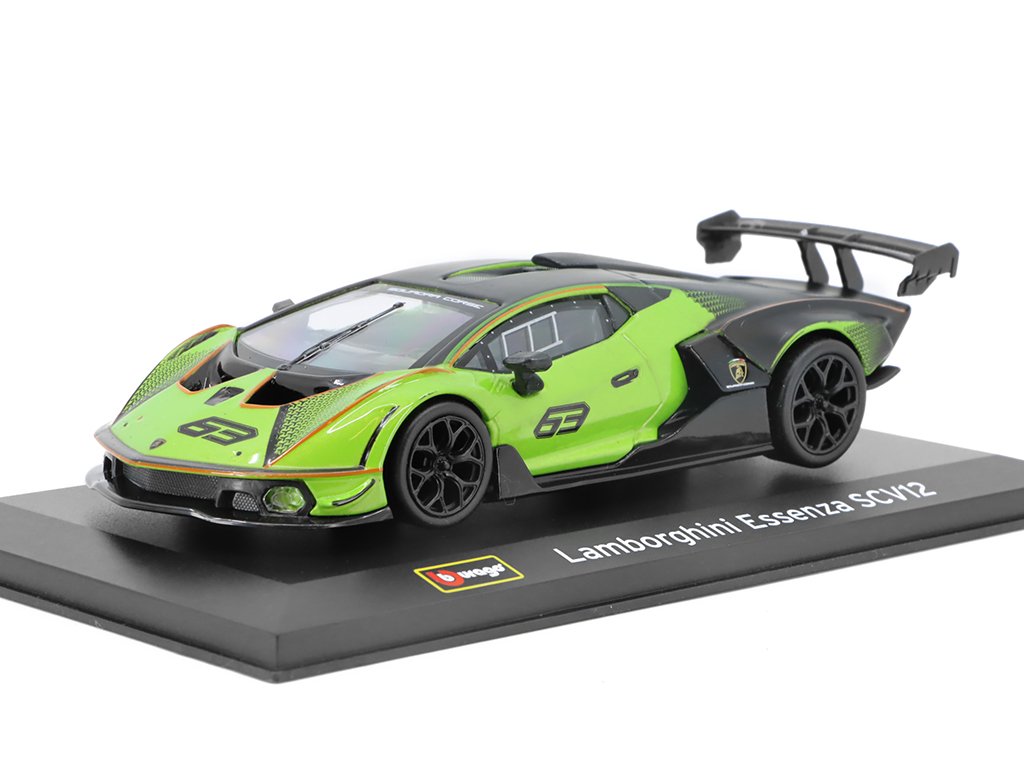 Lamborghini Essenza SCV12 1:32 - Bburago Lamborghini Essenza SCV 12 - kovový model auta