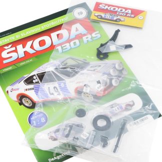 Škoda 130 RS 1:8 - časopis #19 se stavebnicí Škoda 130 RS 1:8 - časopis #19 se stavebnicí