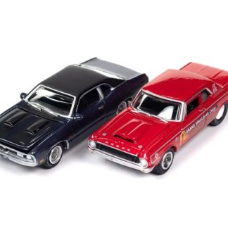 Dodge 330 1964 + Dodge Demon GSS 1971 1:64 - Johnny Lightning Dodge 330 Tribute + Dodge Demon GSS - sběratelský modelý aut 1/64