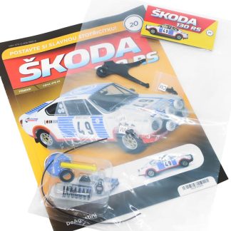 Škoda 130 RS 1:8 - časopis #20 se stavebnicí Škoda 130 RS 1:8 - časopis #20 se stavebnicí