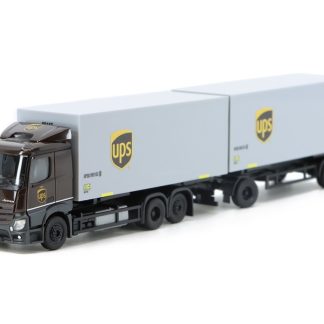 Mercedes-Benz Acros CS HZ UPS 1:87 - Herpa Mercedes Acros CS HZ UPS - sběratelský model 1/87