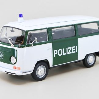VOLKSWAGEN T2 Bus Polizei 1972 1:24 - Welly BAZAROVÉ ZBOŽÍ VW T2 Bus Policejní - kovový model auta 1/24