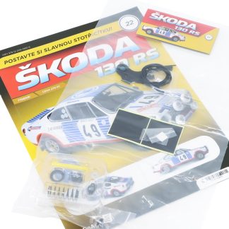 Škoda 130 RS 1:8 - časopis #22 se stavebnicí Škoda 130 RS 1:8 - časopis #22 se stavebnicí