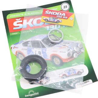 Škoda 130 RS 1:8 - časopis #23 se stavebnicí Škoda 130 RS 1:8 - časopis #23 se stavebnicí